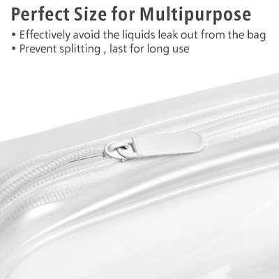 High quality Multi-functional durable clear waterproof toiletry bags cosmetic bag