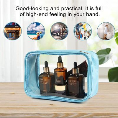 High quality  Shockproof and durable waterproof  clear toiletry bag for travel
