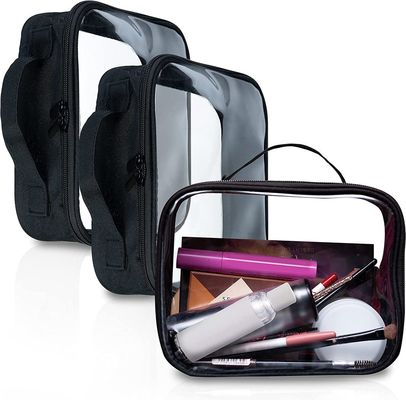 Lightweight Waterproof Washable Zipper Makeup Bags For Office