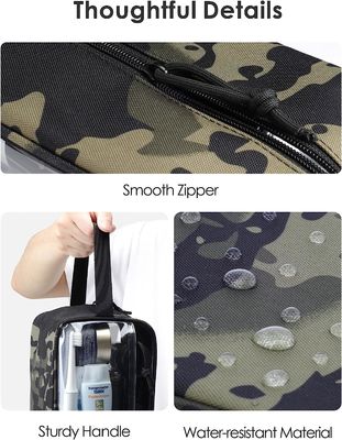 Traveling See Through Clear Toiletry Bag With Handle For Men