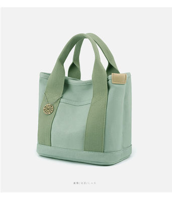 Simple Style Canvas Tote Bags Eco Friendly Reusable Shopping Bags