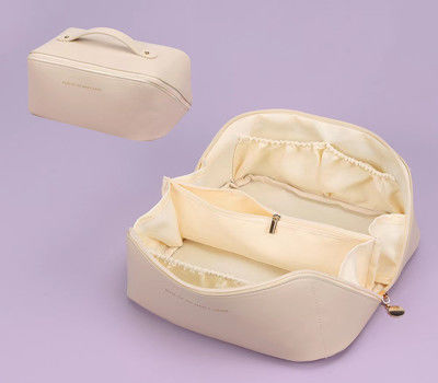 Lightweight Canvas Cosmetic Bag For Women Travel Toiletry Organization Bag