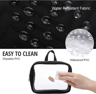 Lager Capacity Waterproof Durable Soft Cosmetic Bag Toiletry Bag With Handle