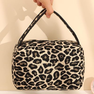 Lager Capacity Durable Soft Makeup Bag With Handle Large Capacity Cosmetic Pouch