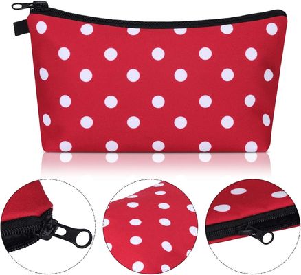 High Quality Lightweight And Waterproof Dot Toiletry Bags For Girls Women
