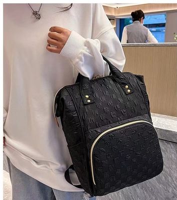 Zipper Closure Daily Use Mother Bag Backpack Customized