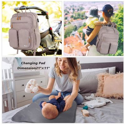 Lager Capacity Shockproof Protective Storage Mommy Diaper Bag Waterproof