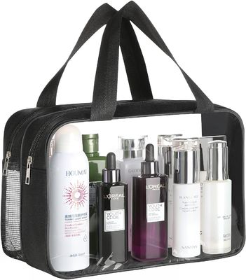 PVC Large Waterproof Transparent Clear Travel Bag For Toiletries Bags