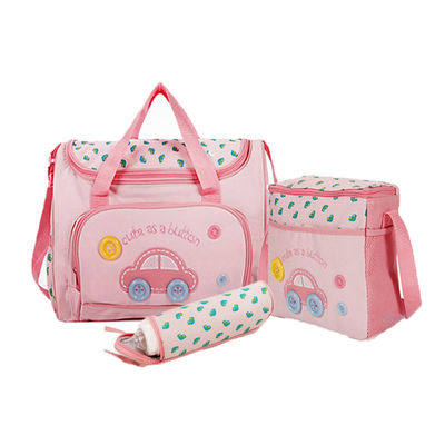 Customized Motherly Diaper Bag with Multi Pocket and Exquisite Silk Screen Printing