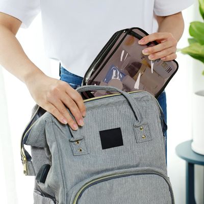 Multi Functional Durable Water Resistant Clear Toiletry Bags For Traveling