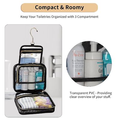 Water Resistant Clear Toiletry Bags For Traveling