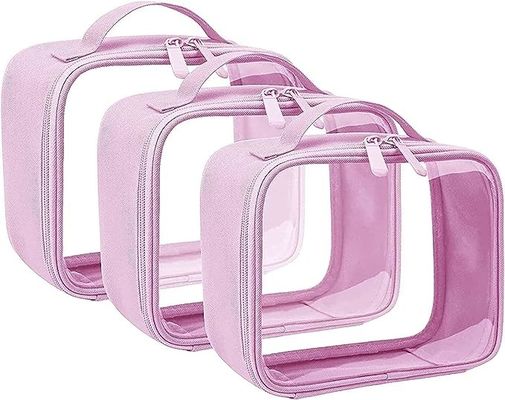 Waterproof Shockproof Storage Cosmetic Toiletry Bag With Handle Strap