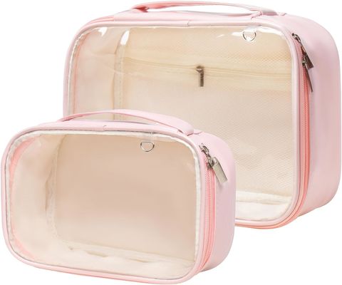 Multi Functional Waterproof Toiletry Bag Makeup Organizer With Zipper Handle