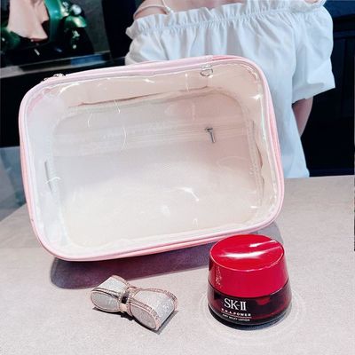 Multi Functional Waterproof Toiletry Bag Makeup Organizer With Zipper Handle