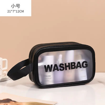 Lager Capacity Waterproof Cosmetic Bag Toiletry Bag With Handle