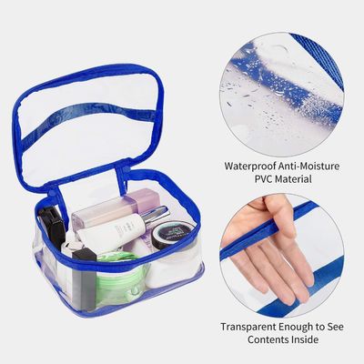 Large Clear Makeup Bag Zipper Waterproof Transparent Travel Storage Pouch