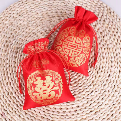 Festive Color Bundle Pocket Satin Material For Gifts Collection