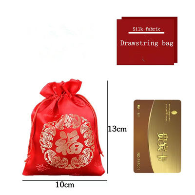 Festive Color Bundle Pocket Satin Material For Gifts Collection