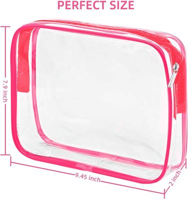 Pink Durable Soft Toiletry Bags Waterproof for Shockproof Protective &amp; Storage