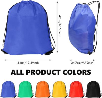 PE Drawstring Bag Backpack Gym Sackpack Bulk Softball Gifts Storage Workout Bags