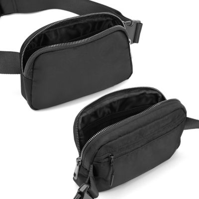 Crossbody Waterproof Belt Bag With Adjustable Strap For Traveling Running Hiking