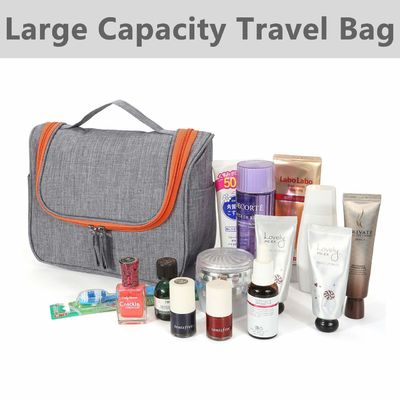 Water Resistant Fabric Durable Waterproof Hanging Toiletry Bag With Handle