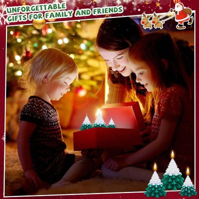 Christmas Tree Scented Candles Tree Shaped Home Candles Gift For Christmas Party