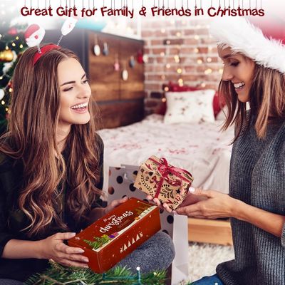 Christmas Scented Candles Gift Set Elk &amp; Christmas Tree Shaped Handmade Soy Wax Xmas Aromatherapy Candle
