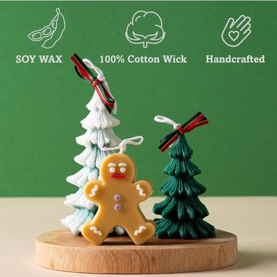 Christmas Decor Scented Candles Holiday Winter Tree Christmas Scented Candle