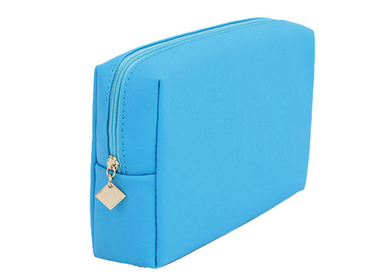 Multiple Colors Cosmetic Bag Organizer PU Portable Makeup Bag With Zipper