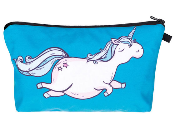 Unicorn Design Cosmetic Bag Organizer 18*13.5cm Travel Toiletry Bag