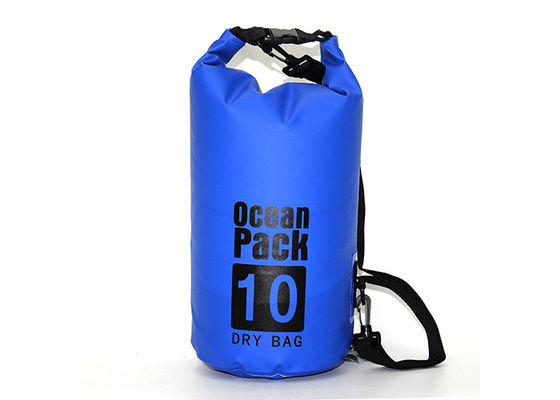 Roll Top 10 Liter Dry Bag Backpack Small Waterproof For Camping