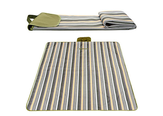 Convenient Fold Up Picnic Blanket Waterproof Beach Mat With Peva Backing