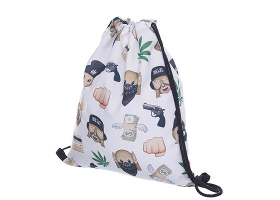 Personalised Ladies Gym Drawstring Backpack Custom Cinch Sacks