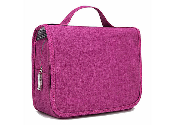 Folding Large Hanging Toiletry Bag With Compartments For Women 22 * 17 * 9cm