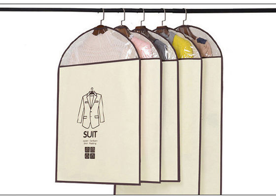 60*90cm Hanging Dress Storage Bags Breathable Non Woven For Suit