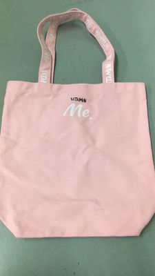 Shopping Usage Canvas Tote Shopper Bag Custom Printing Foldable Long Lifespan