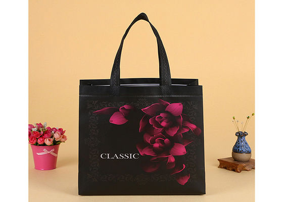 Grocery Shopping Eco Canvas Bags Custom Printing Folding Non Woven Fabric Bags
