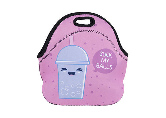 Custom made lunch bags , neoprene fashionable lunch bags with printing