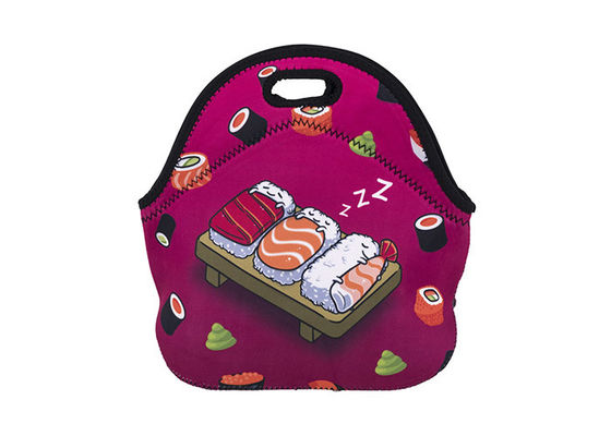 Custom made lunch bags , neoprene fashionable lunch bags with printing