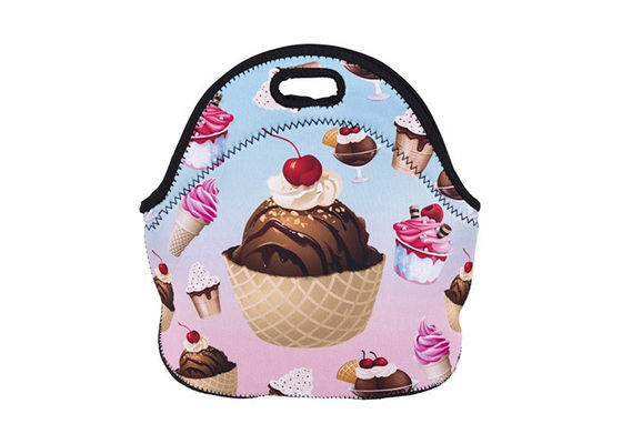 Neoprene material costom print cute lunch bags , lunch bags for kids