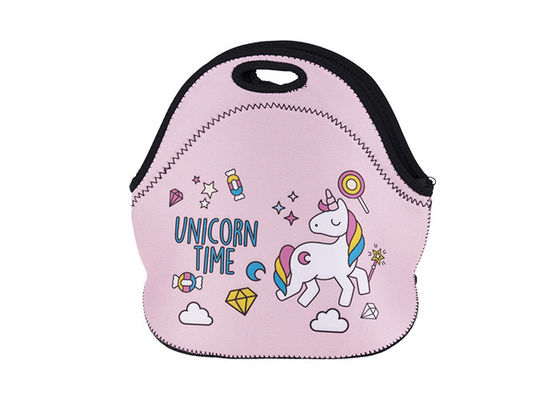 Neoprene material costom print cute lunch bags , lunch bags for kids