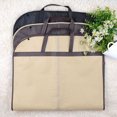 Oxford Non Woven Garment Storage Bag Mens Suit Carrier For Travel Packaging