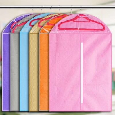 60*90cm Hanging Dress Storage Bags Breathable Non Woven For Suit